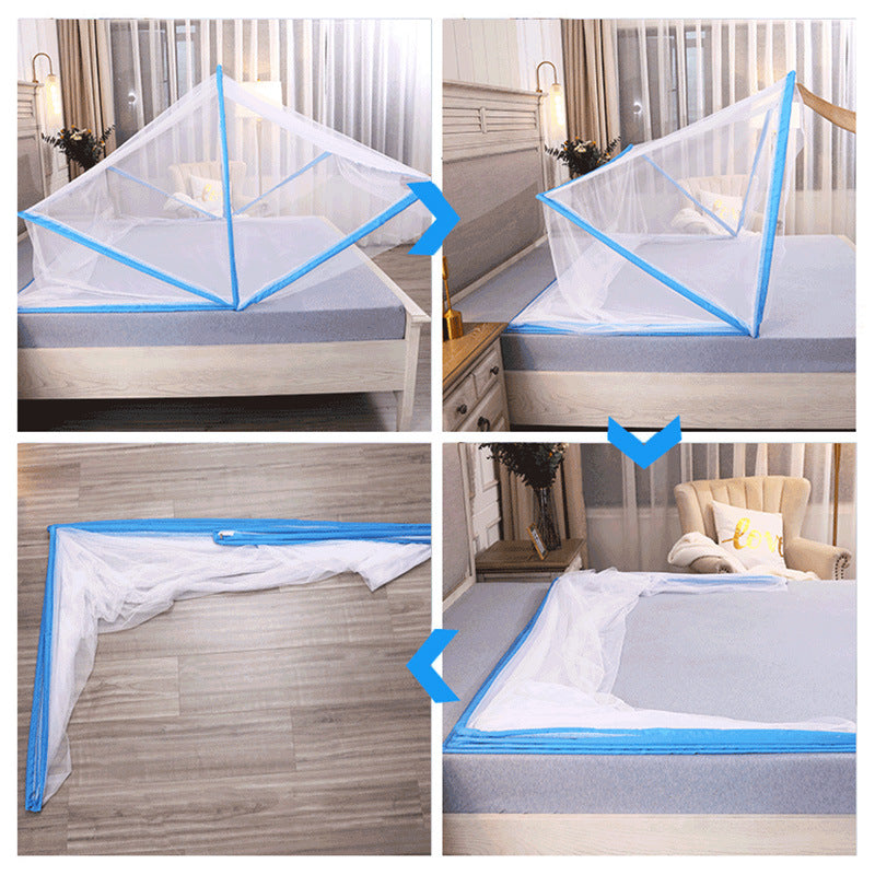 Douyin The same model free installation of portable student dormitory mosquito cover for adults and children's bed bottomless folding storage mosquito net