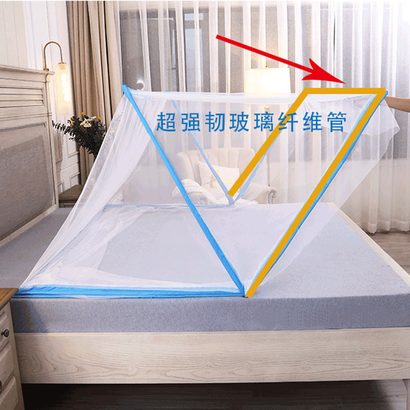 Douyin The same model free installation of portable student dormitory mosquito cover for adults and children's bed bottomless folding storage mosquito net