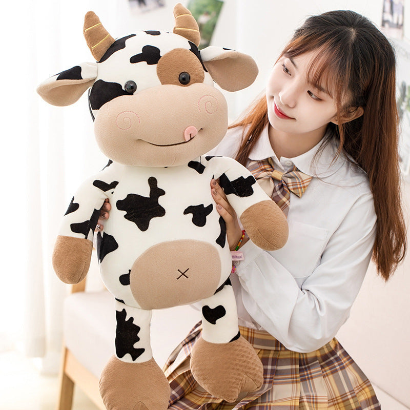 Eight-inch soft cow doll catch machine doll wedding company event gift children's doll plush toys