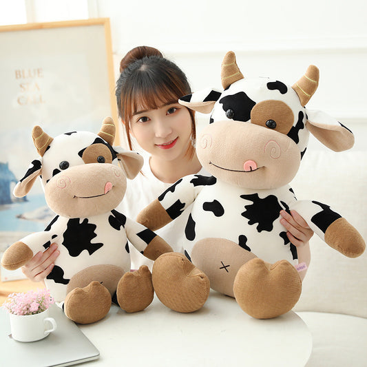 Eight-inch soft cow doll catch machine doll wedding company event gift children's doll plush toys