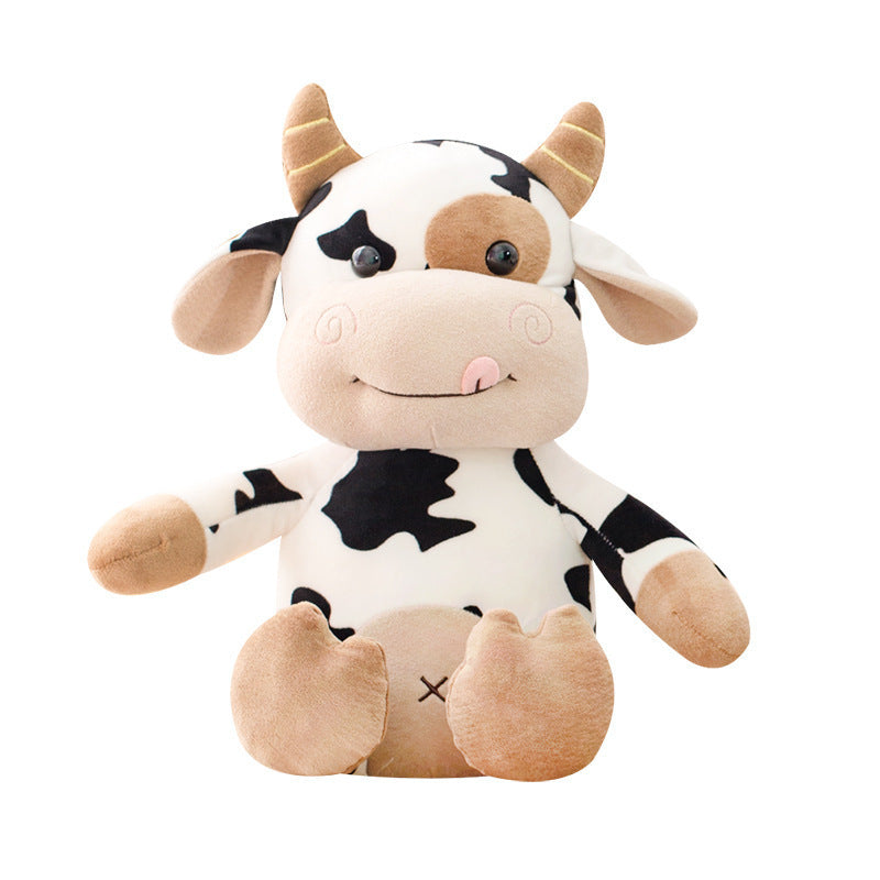 Eight-inch soft cow doll catch machine doll wedding company event gift children's doll plush toys