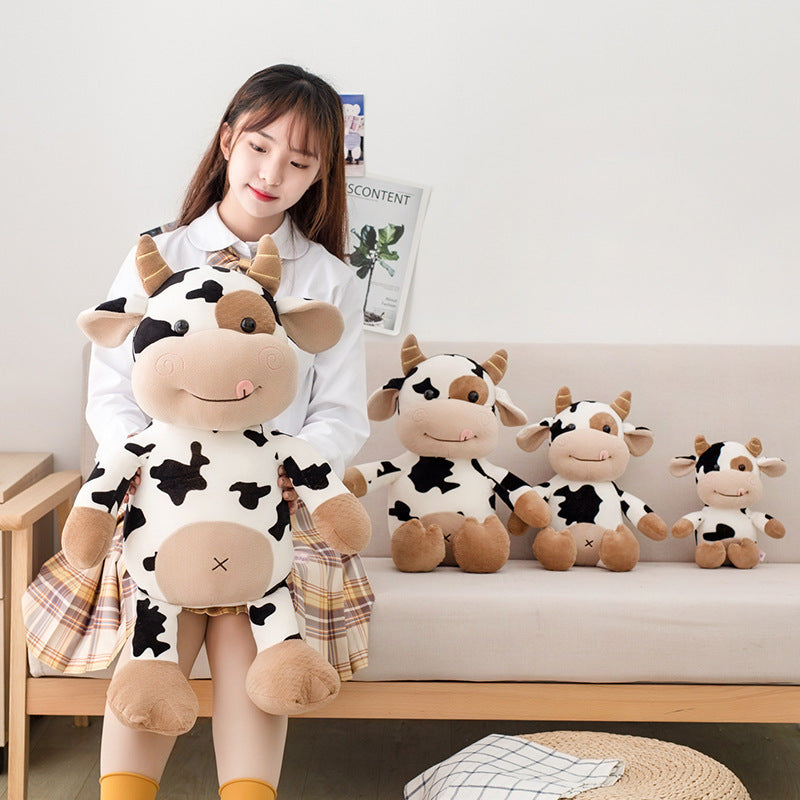 Eight-inch soft cow doll catch machine doll wedding company event gift children's doll plush toys