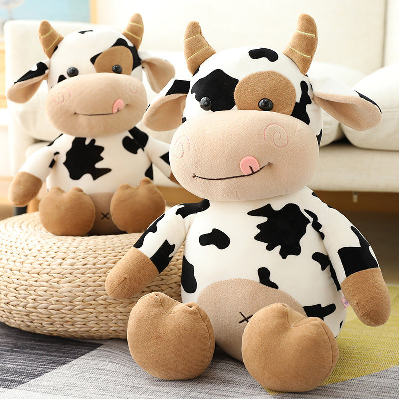 Eight-inch soft cow doll catch machine doll wedding company event gift children's doll plush toys