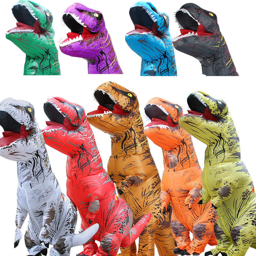 Tyrannosaurus dinosaur inflatable clothing children funny creative Christmas Eve Halloween inflatable clothing stall toys