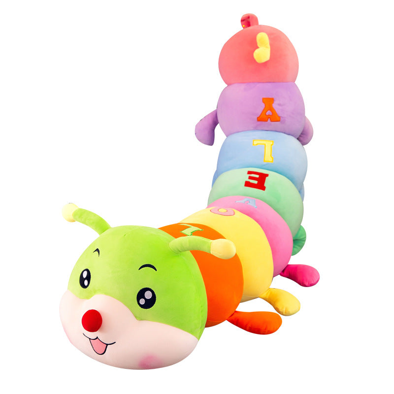 Cute LOVE caterpillar plush toy children girl gift cute doll doll pillow