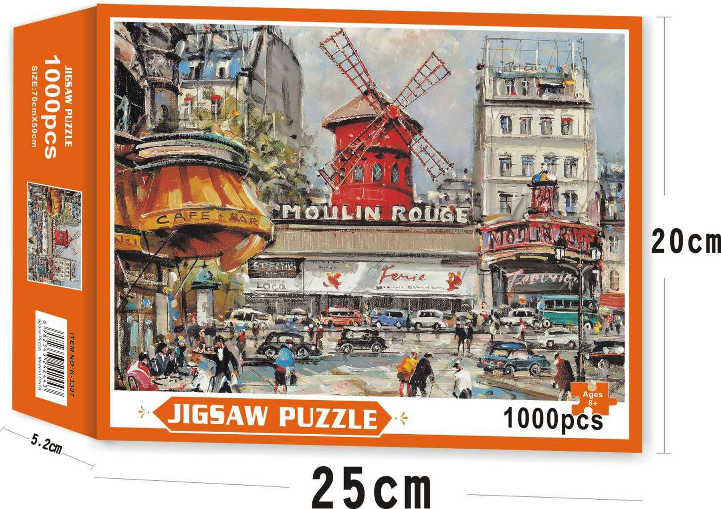 1000 piece puzzle Christmas gift Halloween toy adult landscape painting puzzle