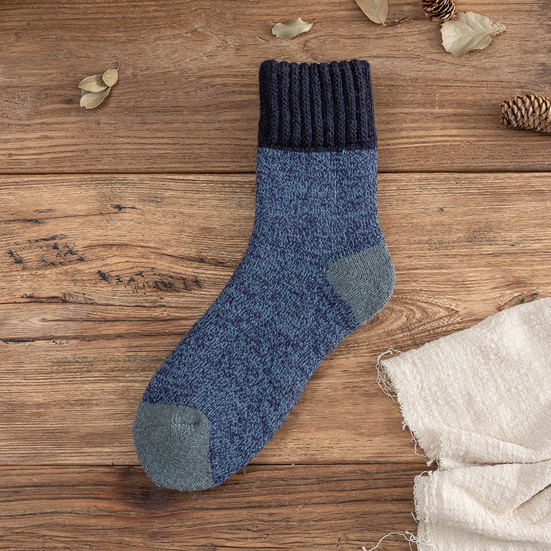 Men's new thick terry warm socks, super thick tube socks, extra thick snow wool socks