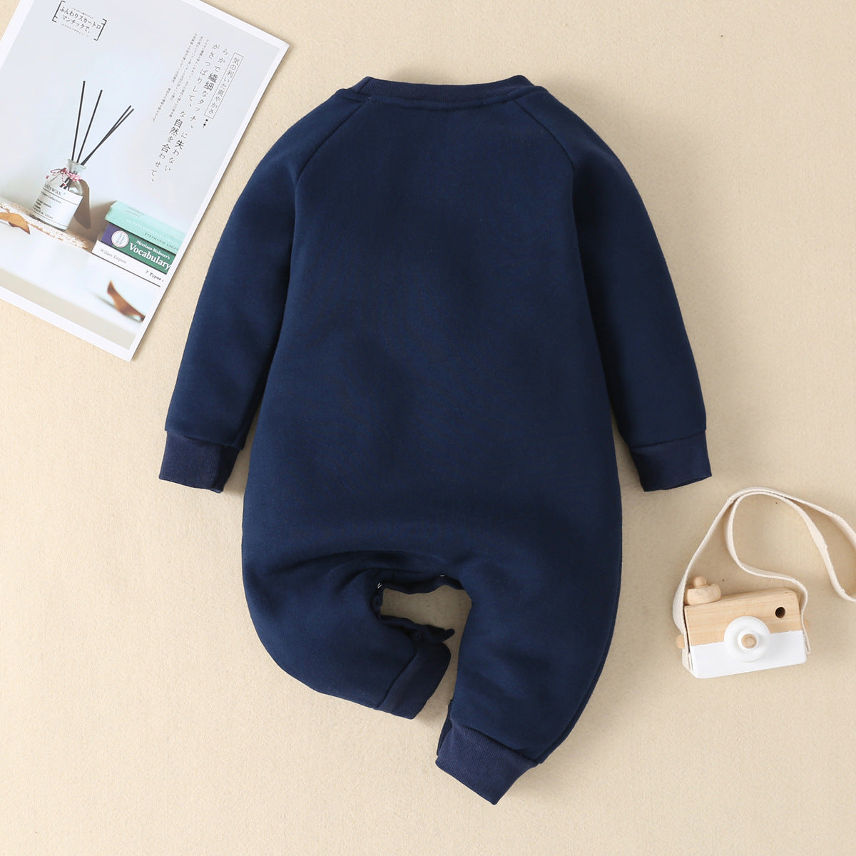 Ins high quality children's clothing export newborn long-sleeved elk crawling clothing baby Christmas clothing