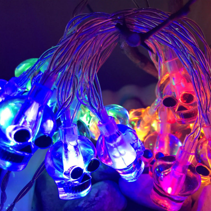 New Halloween light string, pumpkin light string, ghost skull ghost eye and so on