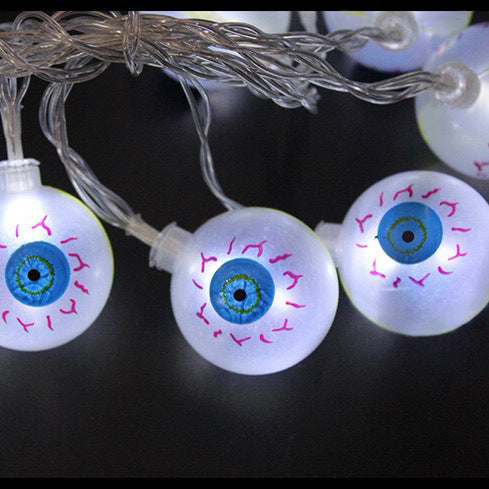 New Halloween light string, pumpkin light string, ghost skull ghost eye and so on