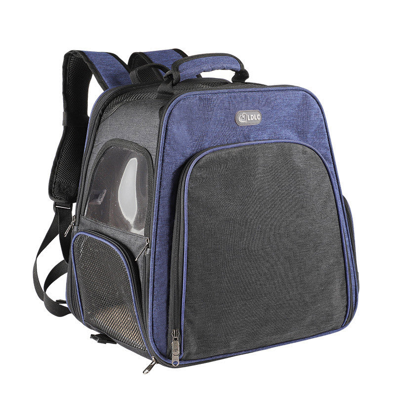 New LDLC ultra-light storage pet backpack portable folding pet bag external expansion folding cat bag