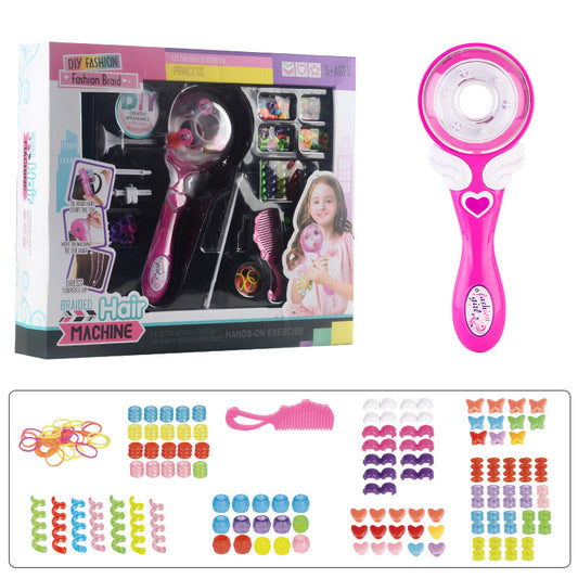 Douyin Magic Hair Braiding Device Variety Girl Toy Hair Accessories Set