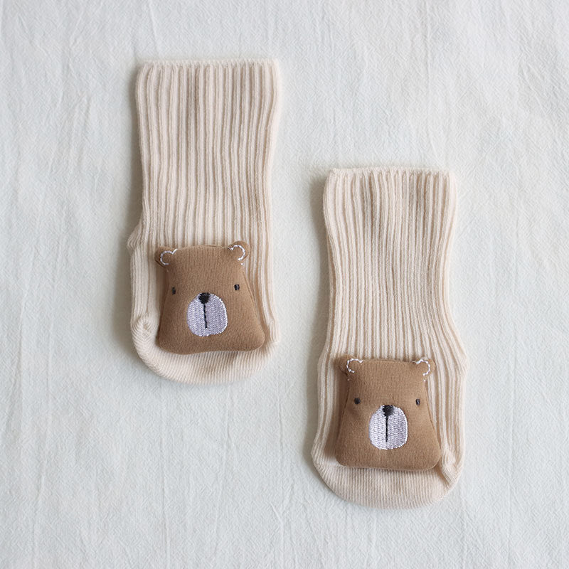 New three-dimensional cartoon doll baby socks dispensing non-slip loose mouth baby socks children floor socks