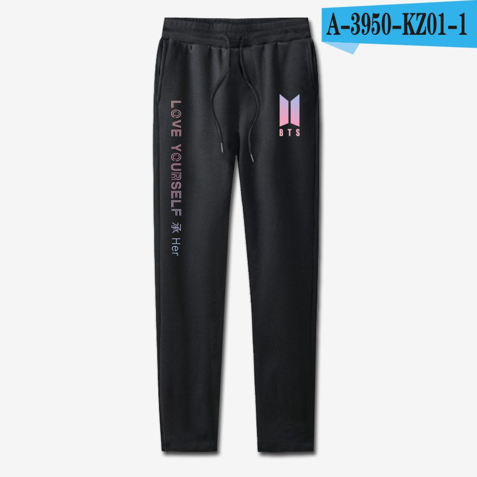 European and American casual sports men's and women's fashion pants