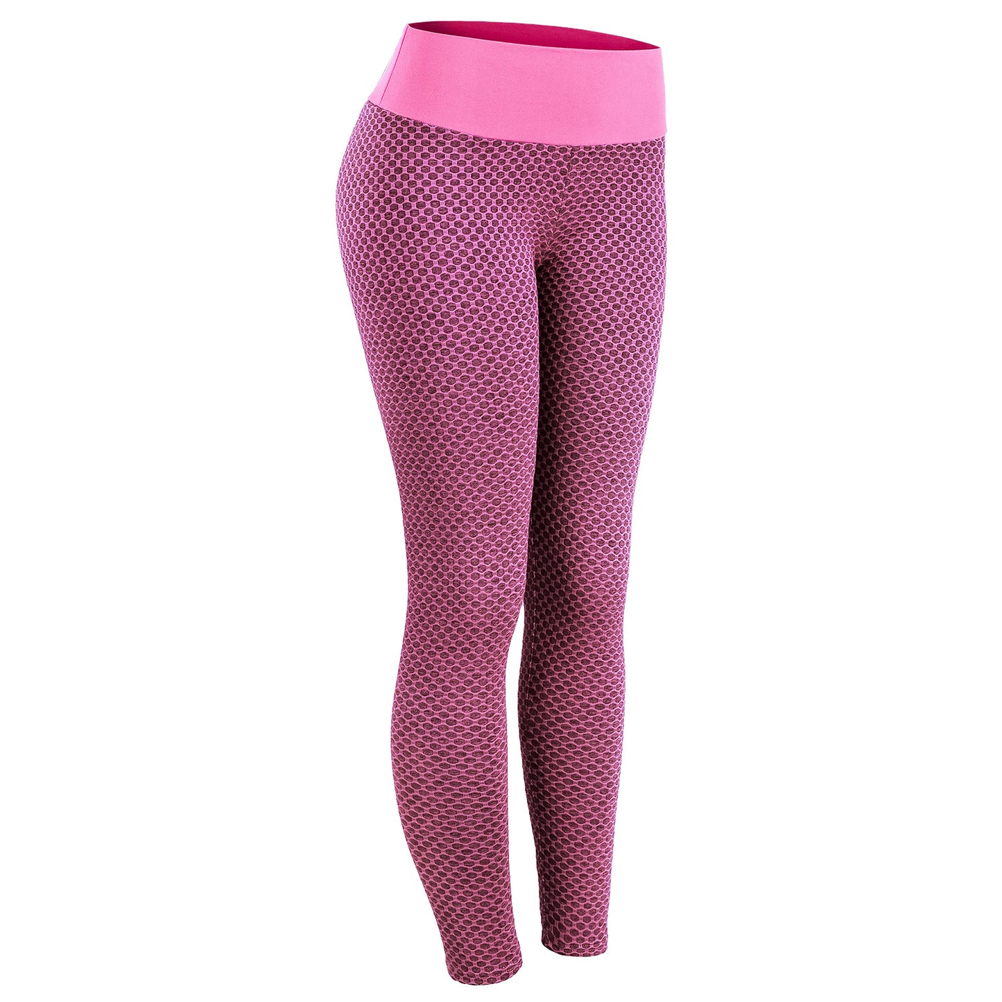 Peach hip fitness yoga pants high waist mesh sports leggings seamless hip fitness pants