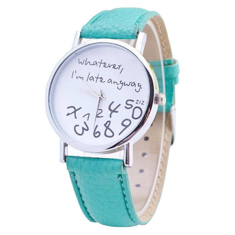 Hot Selling Fashion Casual Geneva Ladies Belt Watch Irregular Digital Watch