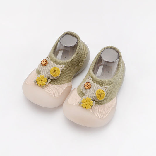 Cute baby toddler shoes baby cotton breathable socks shoes