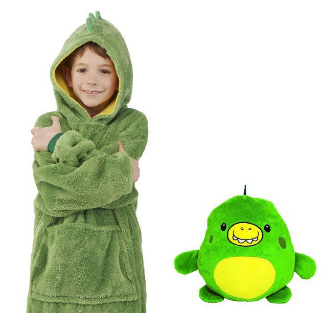 New children's cartoon pullover pajamas pet pillow lazy children pullover clothes