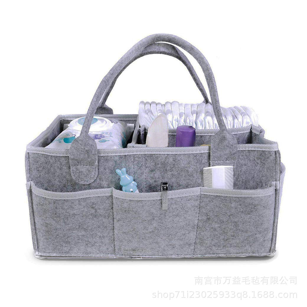 Felt diaper bag storage bag creative travel folding portable diaper bag