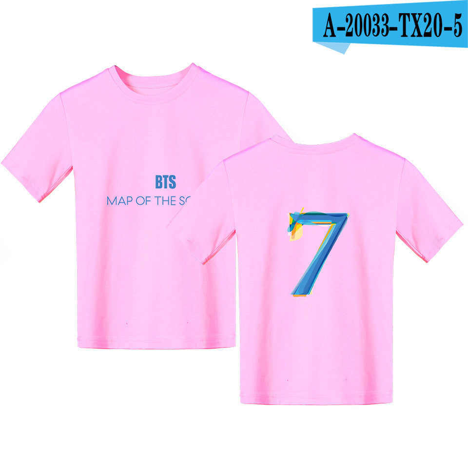 Korean version MAP OF THE SOUL 7 short-sleeved T-shirt