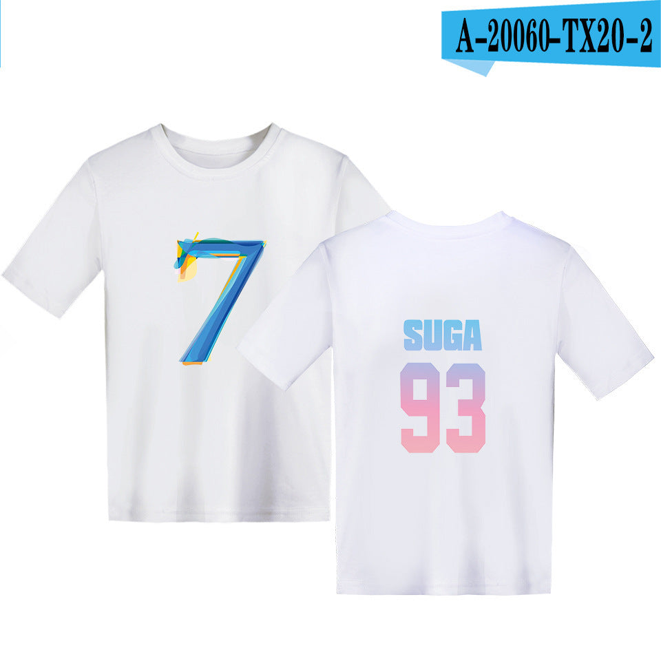 Korean version MAP OF THE SOUL 7 short-sleeved T-shirt