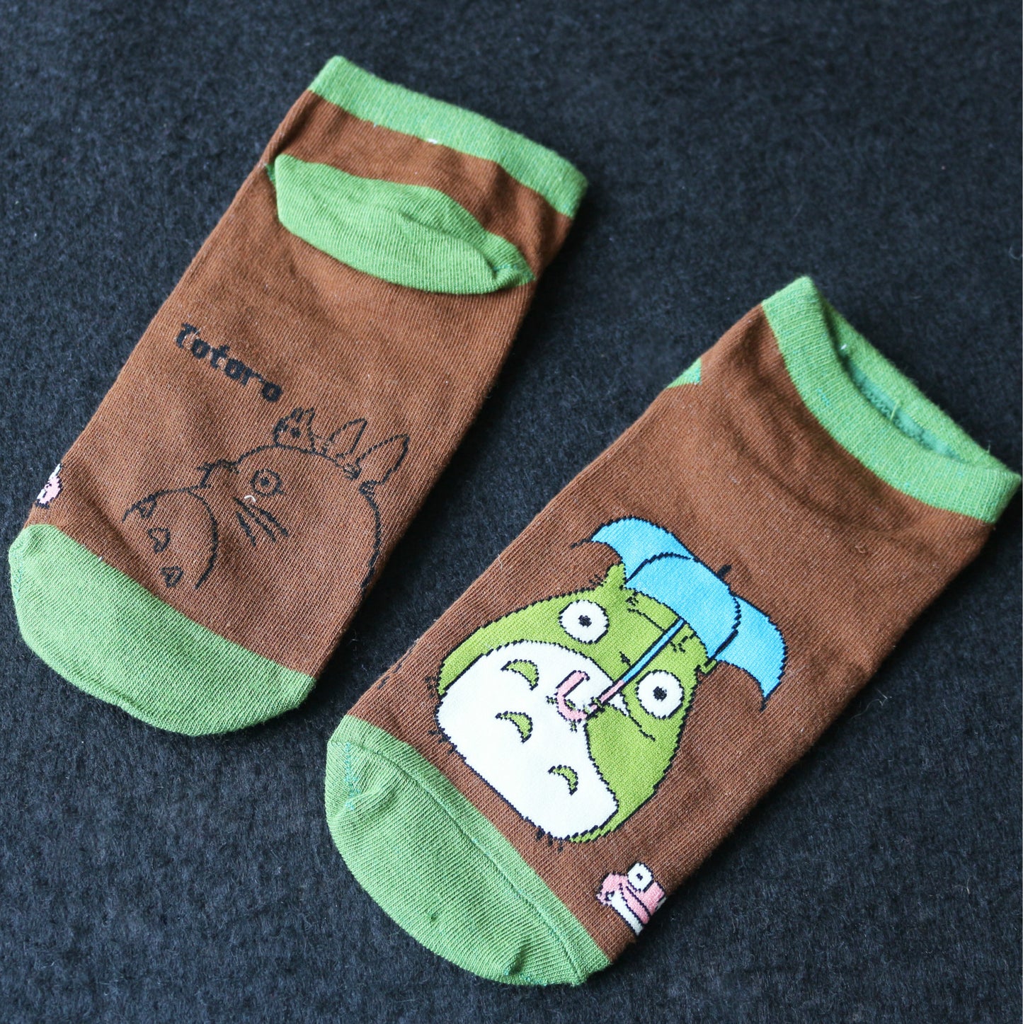 New women's cotton boat socks cartoon Totoro sports breathable sweat-absorbent cotton socks