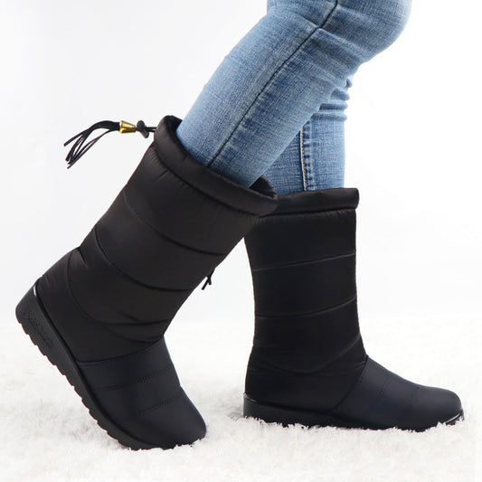 Cross-border women's waterproof snow boots