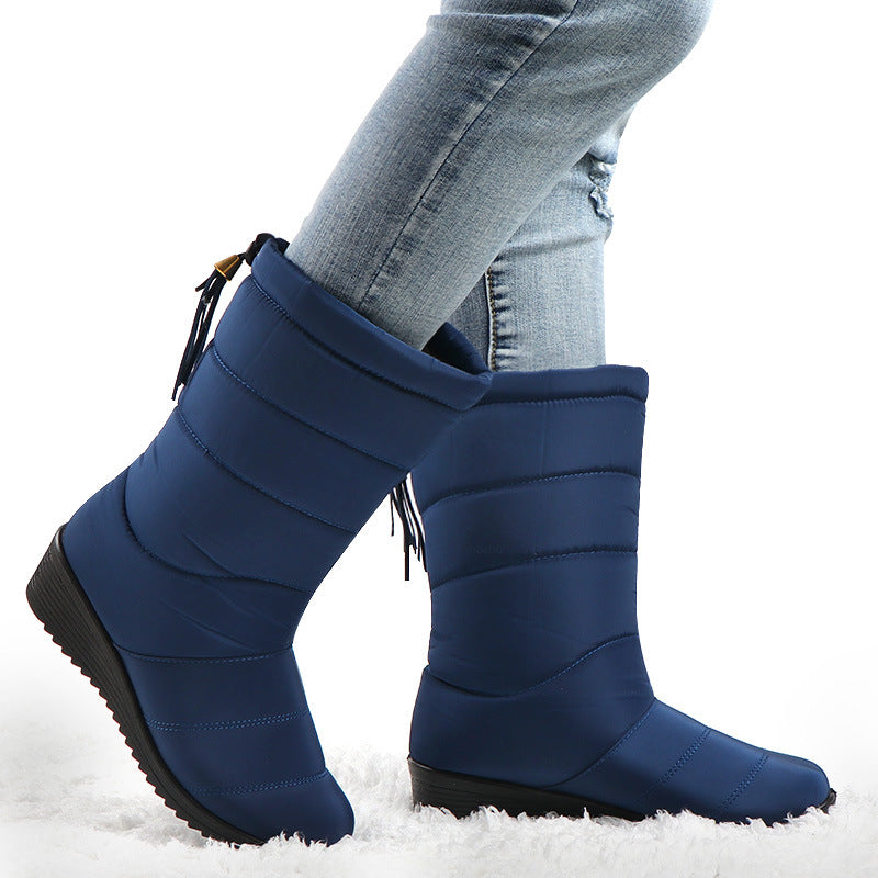 Cross-border women's waterproof snow boots