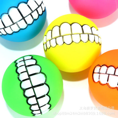 Tooth ball sounding dog toy vinyl pet toy pet toy ball