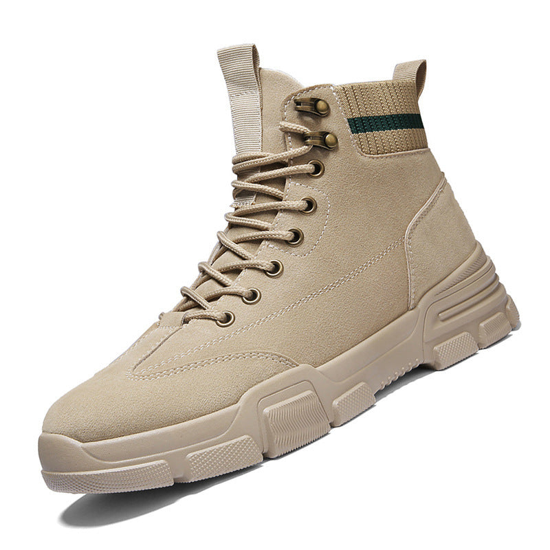 New high-top Martin boots men's autumn Korean version of the trend of casual tooling boots wild men's trendy shoes