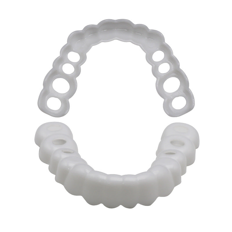 Cross-border explosion of snap on smile upper half of Halloween special artificial fake braces