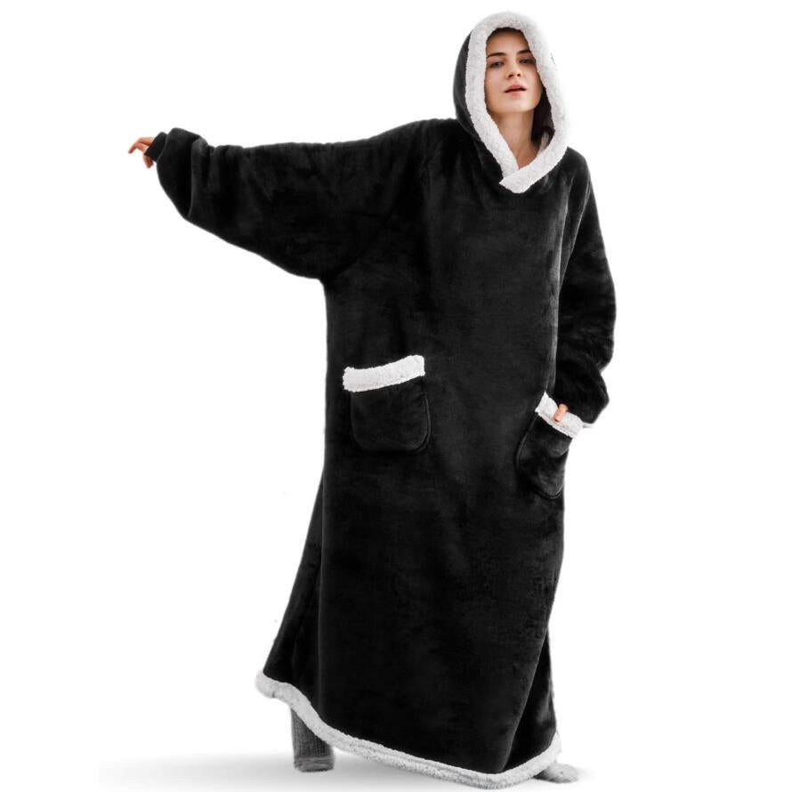 Blanket hooded pullover TV blanket pajamas sweater