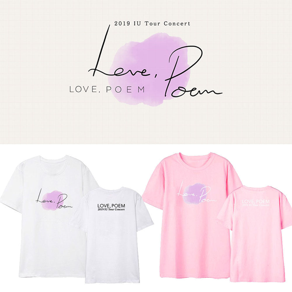 Love surrounding short-sleeved T-shirt Korean version of loose men's and women's clothes