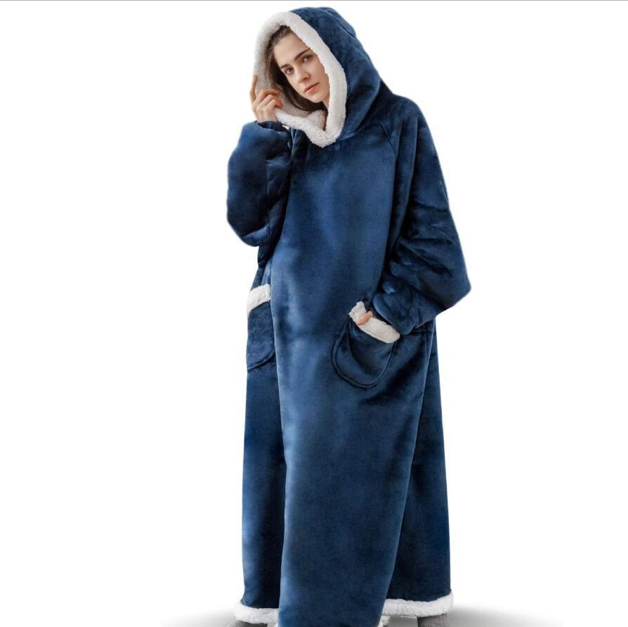 Blanket hooded pullover TV blanket pajamas sweater