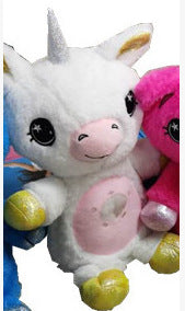 Plush toy projection lamp factory direct sales for children to soothe sleep