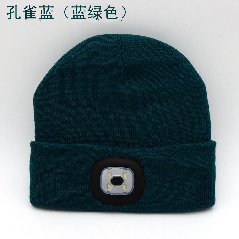 LED luminous knitted hats mountaineering fishing LED luminous knitted hats LED luminous hats