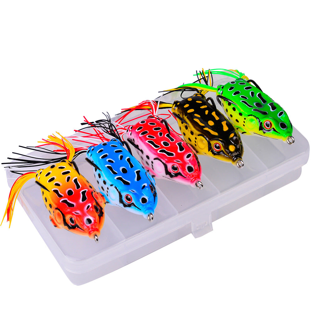 New Lei Frog Luya Fake Bait Simulation Fake Bait Soft Bait Luya Blackfish Bait