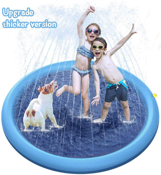 Pet pool thickened pet water toy water spray mat
