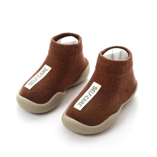 Baby toddler shoes, soft bottom, non-slip spring and autumn baby socks, shoes, indoor and outdoor walking