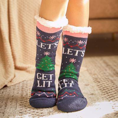 Sleeping socks, female sleep socks, floor socks, adult woolen socks, warm feet artifact, duvet plus velvet, thickened postpartum pregnant women