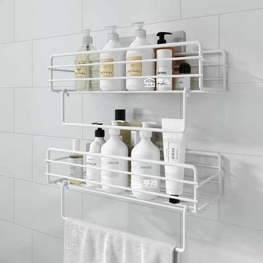 Bathroom toilet kitchen shelf tripod wall hanging toilet toilet storage rack