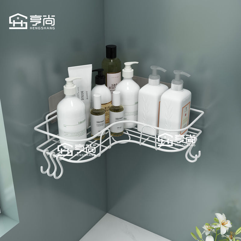 Bathroom toilet kitchen shelf tripod wall hanging toilet toilet storage rack