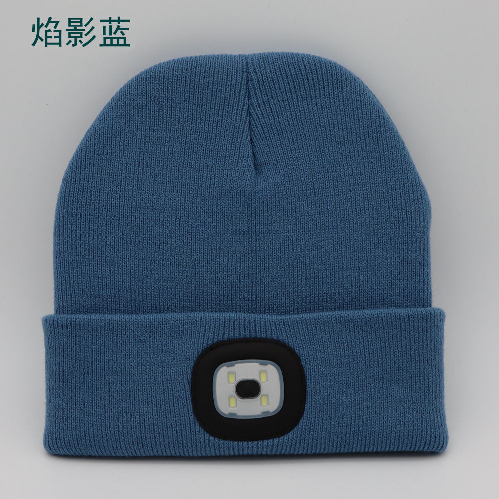 LED luminous knitted hats mountaineering fishing LED luminous knitted hats LED luminous hats