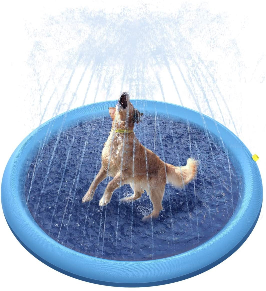 Pet pool thickened pet water toy water spray mat