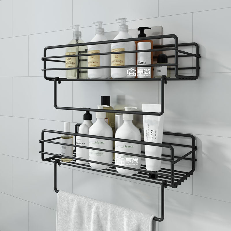 Bathroom toilet kitchen shelf tripod wall hanging toilet toilet storage rack