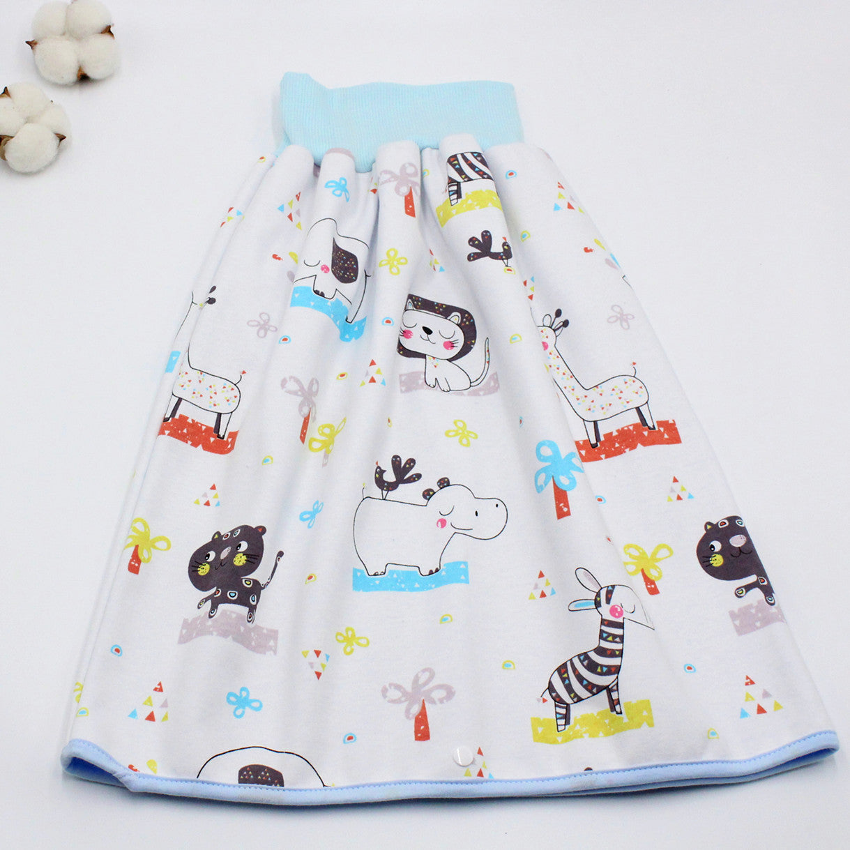 Diaper-proof skirt for infants and young children