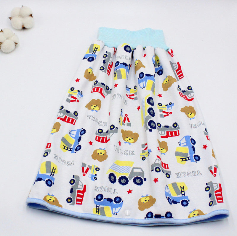 Diaper-proof skirt for infants and young children