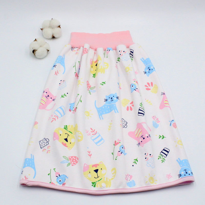 Diaper-proof skirt for infants and young children