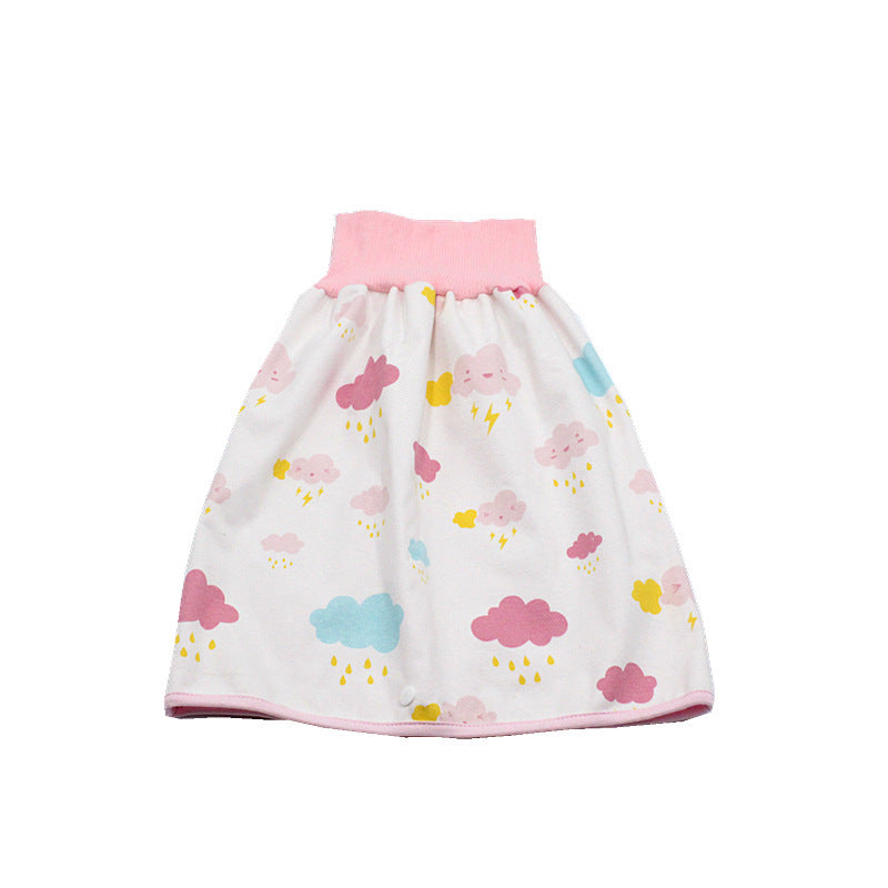 Diaper-proof skirt for infants and young children