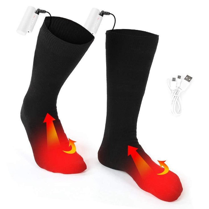 Electric heating socks, heating socks, charging, heating socks, warm feet, artifact to keep warm in winter